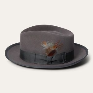 NWOT Men’s Stetson Whippet Fedora in Caribou Gray